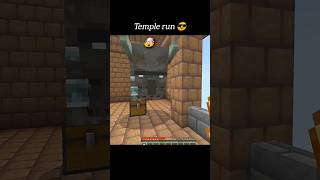Temple Run... but it's Minecraft 🏃‍♂️💨" #shorts
