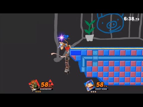 突如崖奪い講座を開いてしまうガノンドロフ【スマブラSP】
