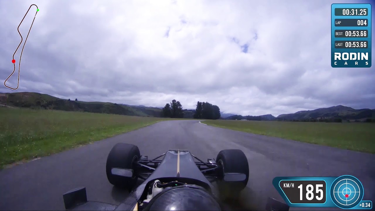 FZED Lap at Rodin Cars New Zealand Facilities