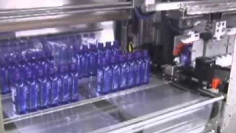 Side Infeed Pick & Place Shrink Bundler for Oval Bottles