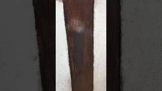 Fachwerkbalken Von Farbe Befreien Mit Einer Trockeneisreinigung