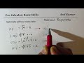 Evaluate Decimal and Rational Exponents without Calculator