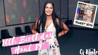 16th Birthday Haul 2019!