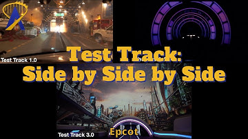 Test Track Comparison - Original and 2.0 Versus New 3.0 at Disney