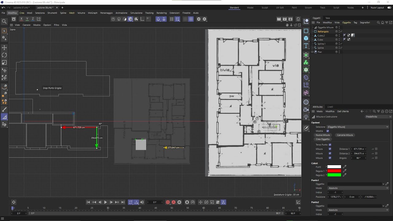 Cinema 4D Videocourse - 08 - Import References, Vector Graphics, CAD ...