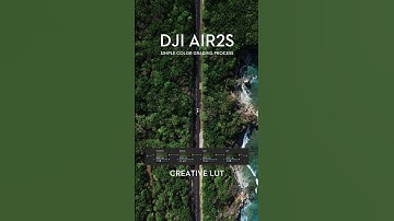 DJI Air2s color grading process ☺️🎨🎥#colorgrading #davinciresolve #drone #coloringaddict