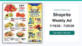 Shoprite Weekly Ad (7/19/26 - 7/25/26) Top 10 Deals