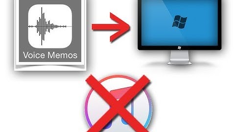 How to transfer voice memos from iphone to pc tutorial (without iTunes)