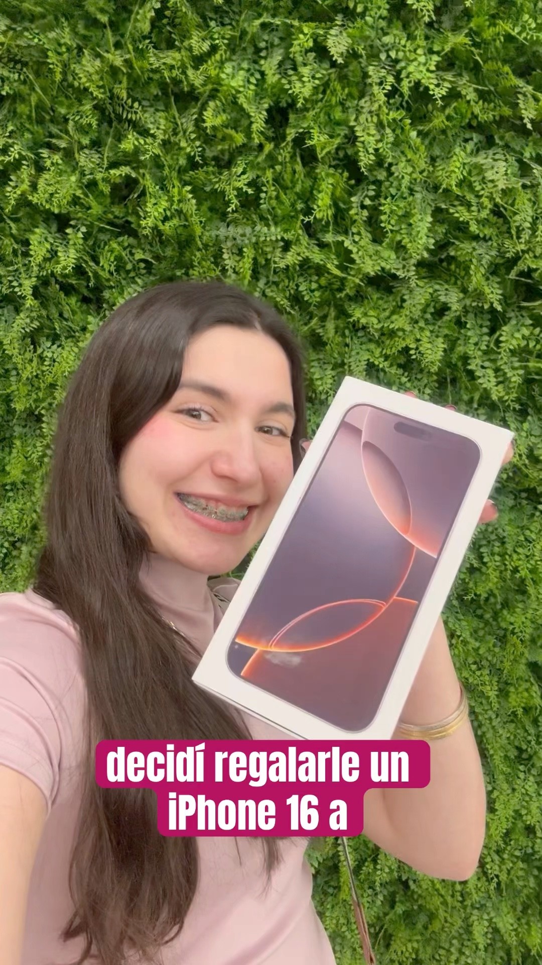 Le regale un iPhone 16 ??