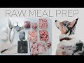 Raw Meal Prep For Dogs