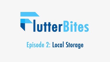 FlutterBites: Local Storage