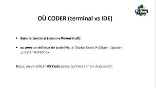 Python pour Débutants #1 : Installer Python et Commencer