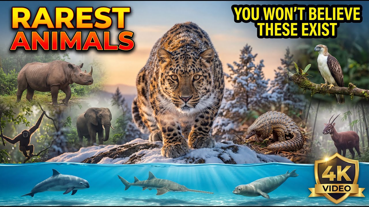 37 Rarest Animals on Earth (4K) | You Won’t Believe They Still Exist ...