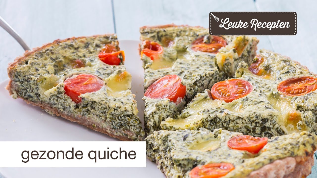 Gezonde quiche