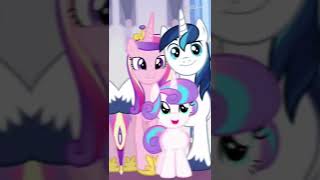 Princess Cadence and Shining Armor Lover (with Flurry Heart) #Shorts