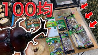 100均のグッズだけでカブトムシの飼育、産卵セットを作れるのか？