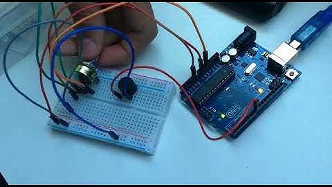 Arduino con potenciometro y buzzer
