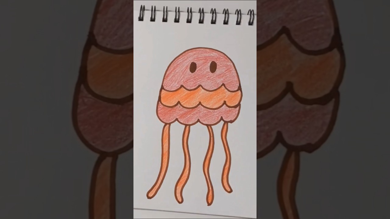 Drawing a jellyfish 🪼 
