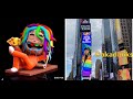 6ix9ine Announces He's still KING OF NEW YORK with Huge Times Square Billboard + IG Live & song 2day