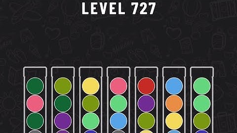 Ball Sort Puzzle Level 727 #ballsortpuzzle #ballsortpuzzlegameplay #puzzlegame #mobilegames