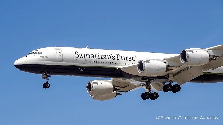 Ukraine Relief Flight! Samaritan's Purse Douglas DC-8 at Toronto Pearson