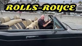 Moving the Rolls-Royce Corniche into the shop, you won't believe what I found under it!