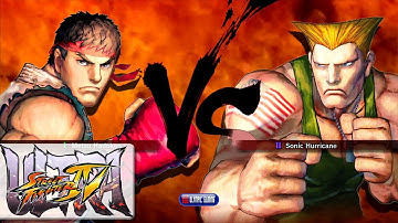 USF4: A K A III N U (Guile) Vs Woovier (Ryu) Xbox 360 fps