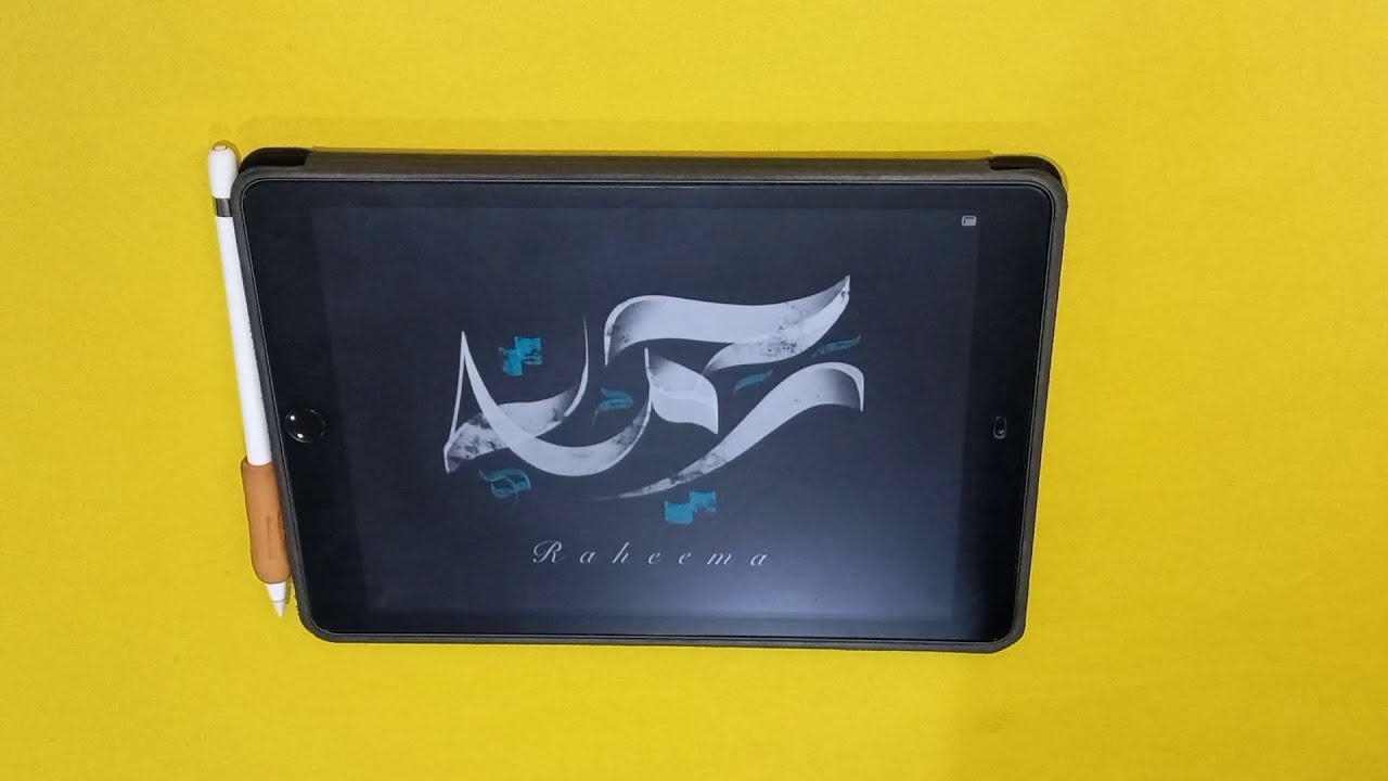 Procreate Lettering for Beginners | iPad Pro | Raheema - YouTube