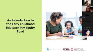 Early Childhood Educator Pay Equity Fund Information Session- Español