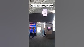 Berapa Menit Jalan Kaki Menuju Gate 6 di Bandara Sultan Hasanuddin? #cakhanto