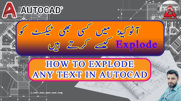 How to Explode Text in AutoCAD  #AutoCAD, #CAD, #Architecture, #Drafting, #cadtipsandtricks,