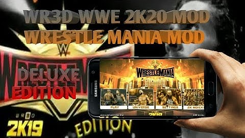 ||WWE 2K20 MOD WRESTLEMANIA 35 ULTIMATE MOD||