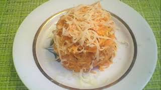 Салат из моркови с сыром,чесноком и грецким орехом Салат из моркови с сыром,чесноком и грецким орехом
