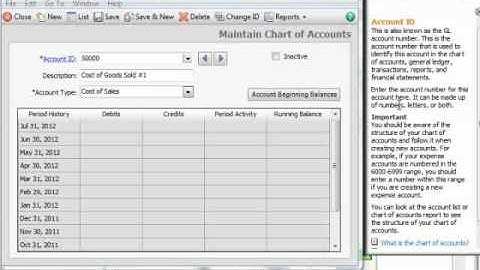 Sage 50 Tutorial Adding Accounts Sage Training Lesson 3.2