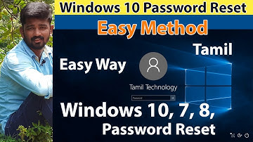 Reset Windows 10 password | Free Windows 10 Password Reset | Easy Way to Reset Windows Password 10,7