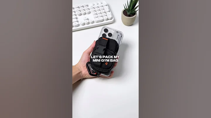 let’s pack my mini gym bag (ASMR) #magsafe #iphone #dailycarry #spigen #tech