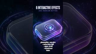 🔥 This Button Has 6 INSANE CSS Effects! | Glassmorphism + Neon Glow #coding #html #css #javascript