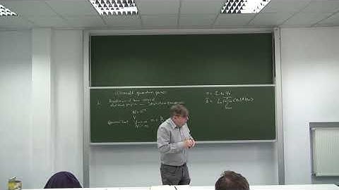Ultracold atoms lecture 1 - Introduction to statistical ensembles (part 1)
