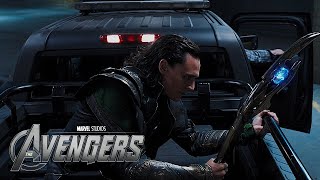 The Avengers - Loki escaping with Tesseract HD