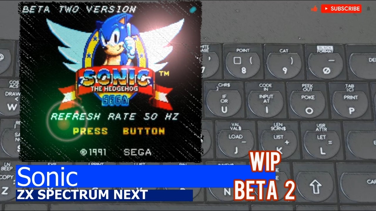 ZX Spectrum NEXT -=Sonic=- WIP beta 2 - YouTube