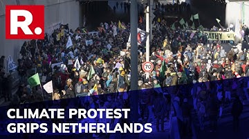 Netherlands Climate Protest: Activists Block Main Road