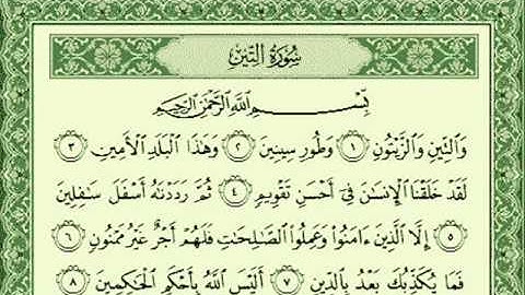 ناصر القطامي تلاوة نادرة جداً سورة التين