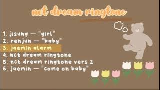 nct dream ringtone, notifikasi && alarm