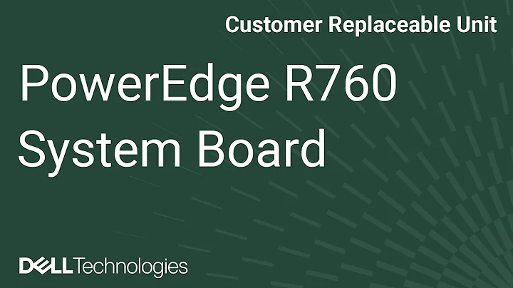 Dell PowerEdge R760xa: Remove/Install System Board