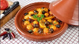 Tajine de peste cu sos de rosii | JamilaCuisine