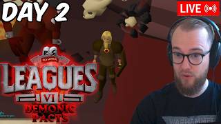 First Time OSRS LEAGUES | DEMONIC PACTS | DAY 2