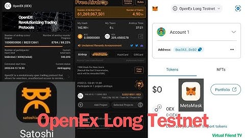 How to Link OpenEx Long Testnet to MetaMask
