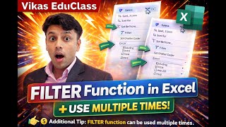 Excel FILTER Function Explained 🔥 | Use Multiple FILTER with Multiple Criteria | Advanced Excel