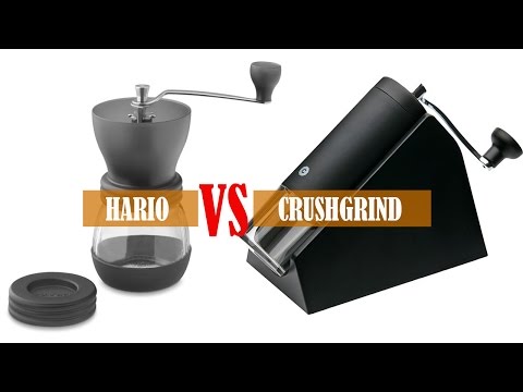 Hario Coffee Grinder vs Crushgrind Brazil – Manual Burr Coffee Grinders Overview and Comparison