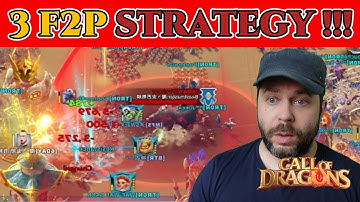 Top 3 Strategies for Free to Play Players in Call of Dragons!
